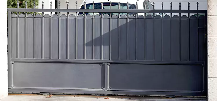 Metal Driveway Gate Installation Seal Beach